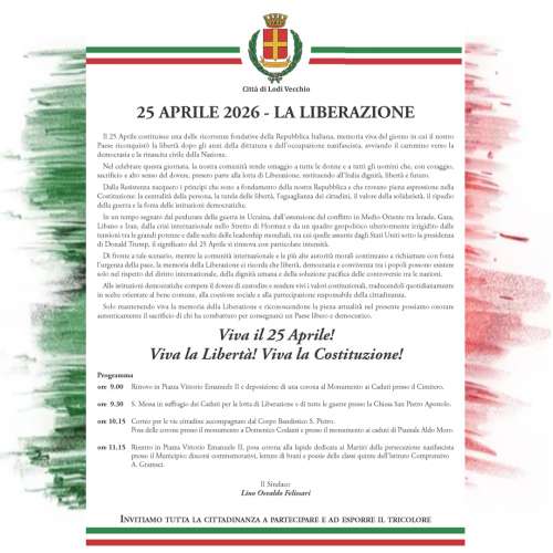 25 aprile 2026