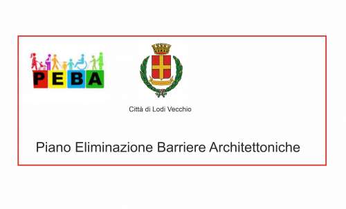 Piano eliminazione barriere architettoniche