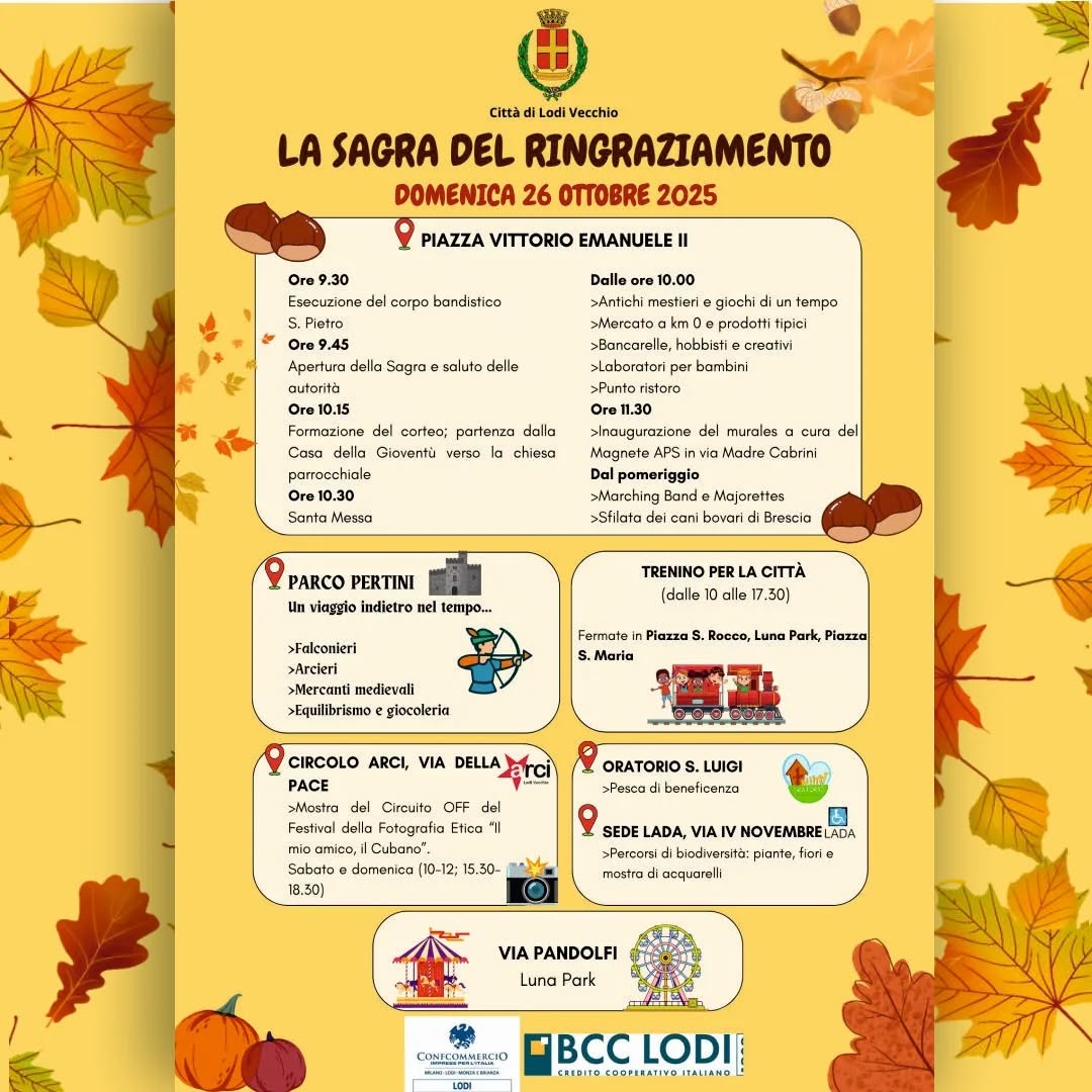 Sagra del Ringraziamento 2025